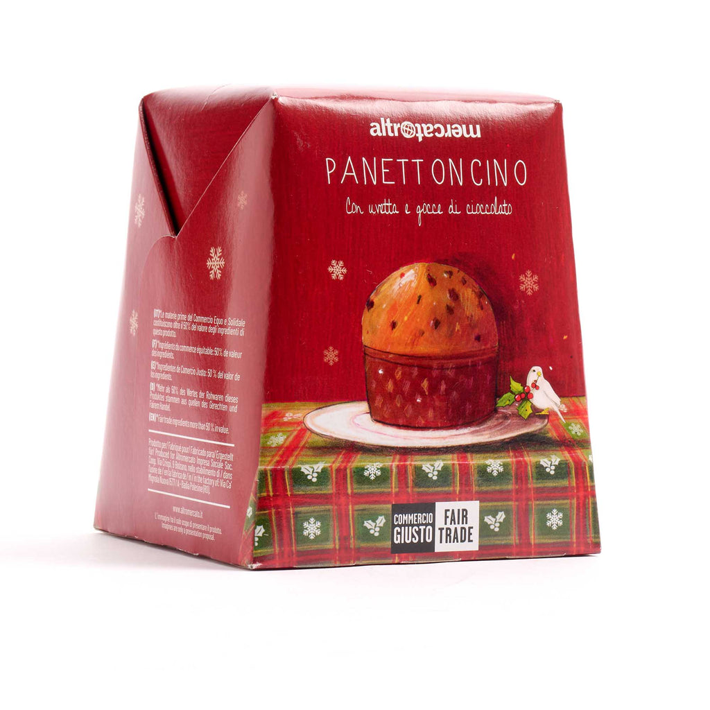 Panettoncino con gocce di cioccolato