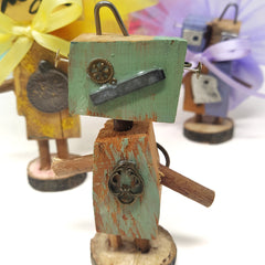 Robottino in legno