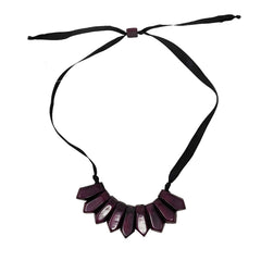 Collana diamante in tagua