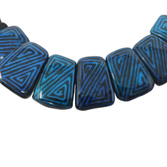 Collana tagua batik