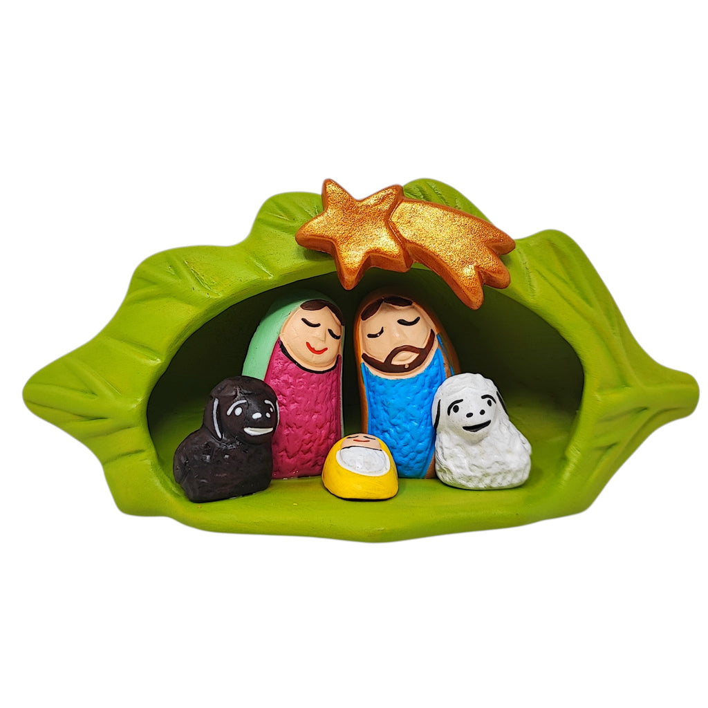 Presepe foglia verde