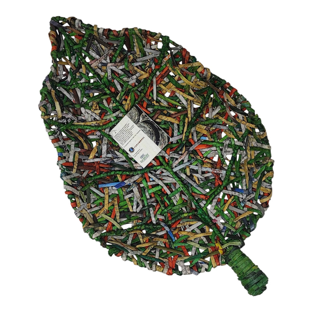 Cestino a foglia carta riciclata