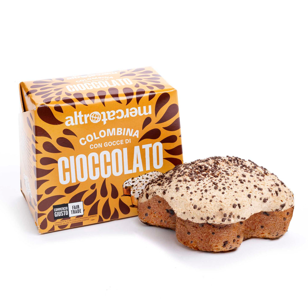 Colombina con gocce di cioccolato