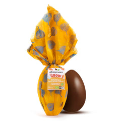 Grow uovo di cioccolato gianduia fondente con granella di nocciole - bio