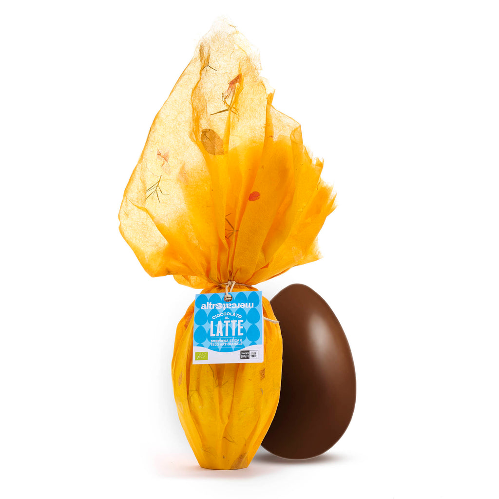 Uovo di cioccolato al latte 270 gr - bio